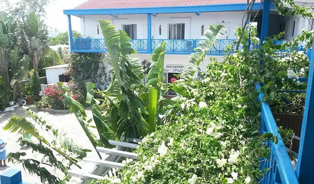 View from one balcony to another at La Marina