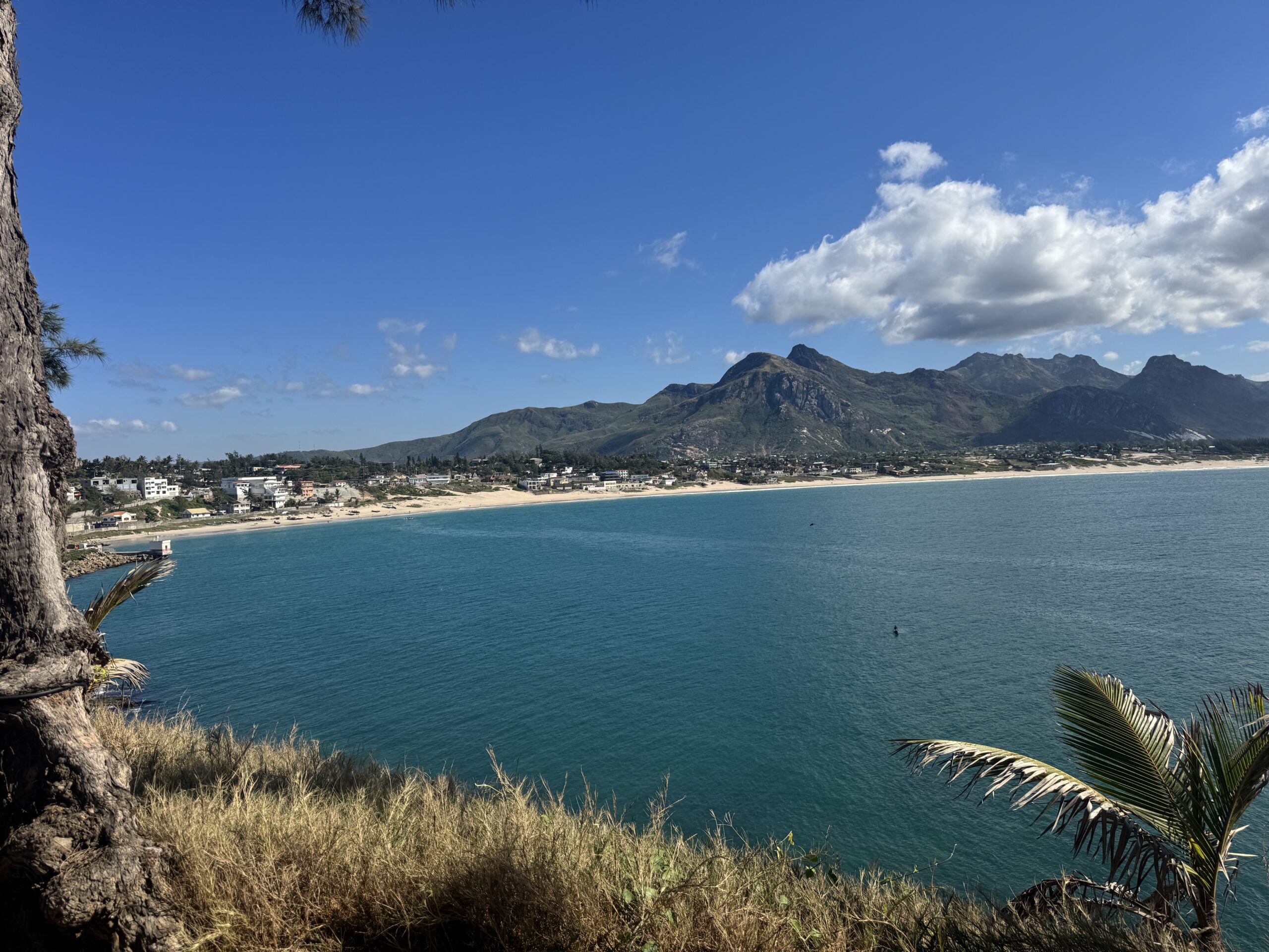 View from Fort Flacourt over Fort Dauphin Madagascar